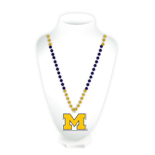 Wholesale Michigan Sport Beads With Medallion