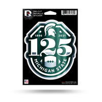 Wholesale Michigan State 125 Anniversary Die Cut Metallic Sticker