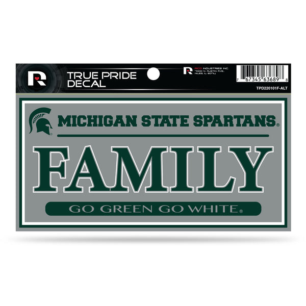 Wholesale Michigan State 3" X 6" True Pride Decal - Family (Alternate)