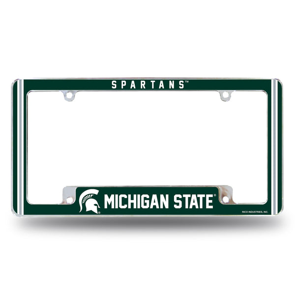 Wholesale Michigan State Alternate Design All Over Chrome Frame - Bottom Oriented