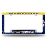 Wholesale Michigan University 11 Time College Football Champs All Over Chrome Frame