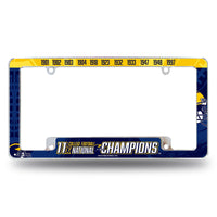 Wholesale Michigan University 11 Time College Football Champs All Over Chrome Frame