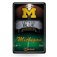 Wholesale Michigan University 11X17 Large Embossed Metal Wall Sign