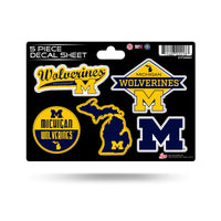 Wholesale Michigan University 5-Pc Sticker Sheet