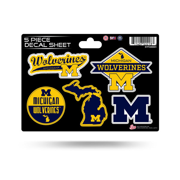 Wholesale Michigan University 5-Pc Sticker Sheet