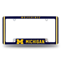 Wholesale Michigan University Alternate Design All Over Chrome Frame - Bottom Oriented