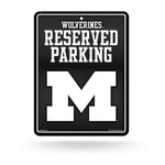 Wholesale Michigan University - Carbon Fiber Design - Metal Parking Sign