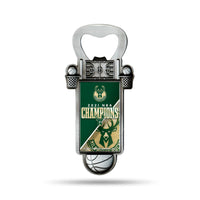 Wholesale Milwaukee Bucks 2021 NBA Champions BottLaser Engraved Opener Magnet