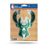 Wholesale Milwaukee Bucks Die Cut Metallic Sticker