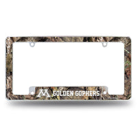 Wholesale Minnesota University / Mossy Oak Camo Break-Up Country All Over Chrome Frame (Bottom Oriented)