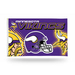 Wholesale Minnesota Vikings Helmet Banner Flag (3X5)