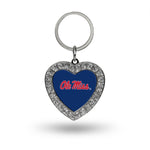 Wholesale Mississippi Rhinestone Heart Key Chain