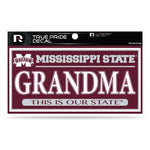 Wholesale Mississippi State 3" X 6" True Pride Decal - Grandma