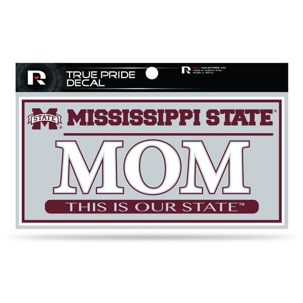 Wholesale Mississippi State 3" X 6" True Pride Decal - Mom (Alternate)