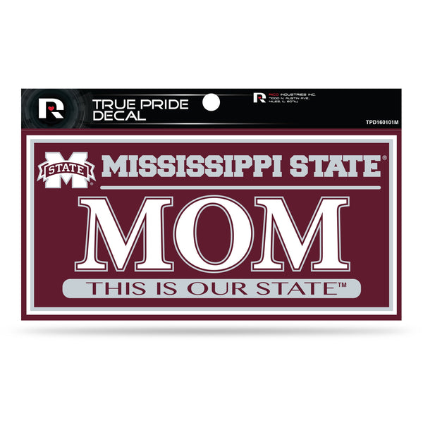Wholesale Mississippi State 3" X 6" True Pride Decal - Mom