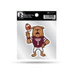 Wholesale Mississippi State 4"X4" Weeded Mascot Decal