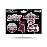 Wholesale Mississippi State 5-Pc Sticker Sheet