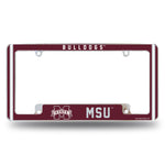 Wholesale Mississippi State Alternate Design All Over Chrome Frame - Bottom Oriented