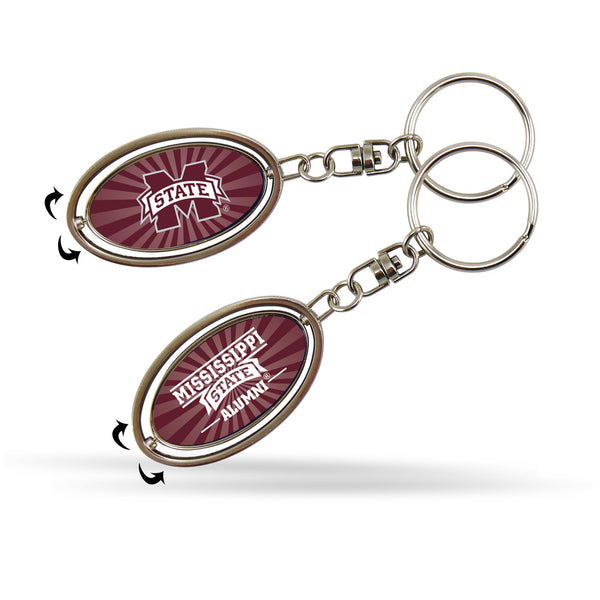 Wholesale Mississippi State Alumni Spinner Keychain