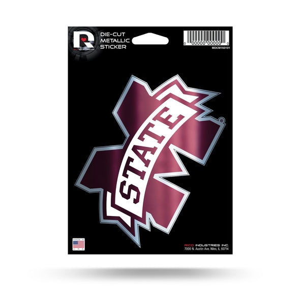 Wholesale Mississippi State Die Cut Metallic Sticker