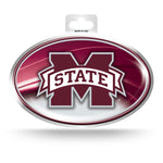 Wholesale Mississippi State Metallic Oval Sticker