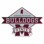 Wholesale Mississippi State Shape Cut Logo With Header Card - Diamond Design