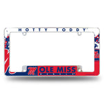 Wholesale Mississippi University All Over Chrome Frame (Bottom Oriented)