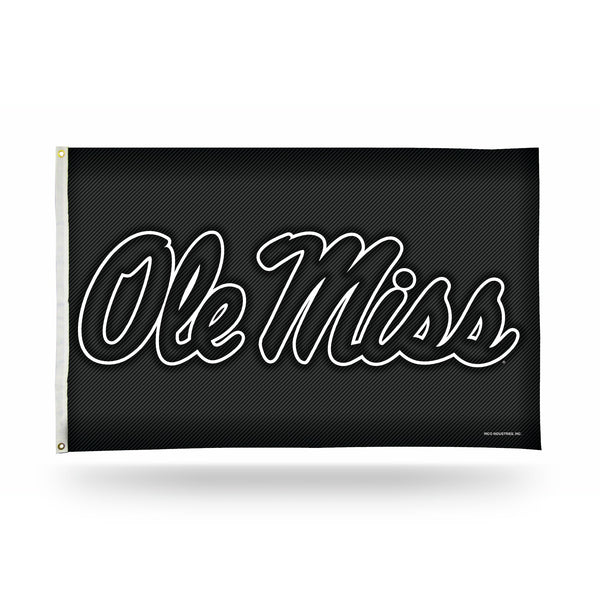 Wholesale Mississippi University - Carbon Fiber Design - Banner Flag (3X5)