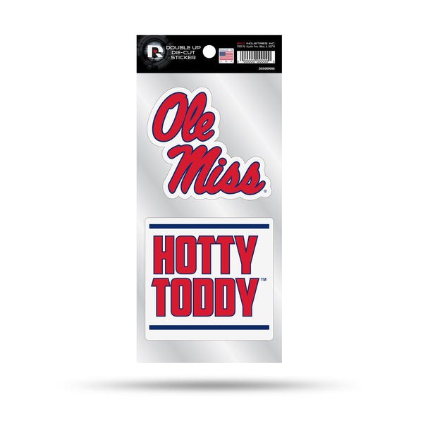 Wholesale Mississippi University Double Up Die Cut Sticker