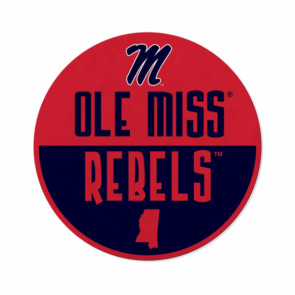 Wholesale Mississippi University Shape Cut Logo With Header Card - Classic Design