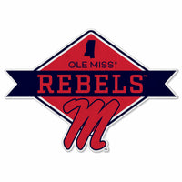 Wholesale Mississippi University Shape Cut Logo With Header Card - Diamond Design