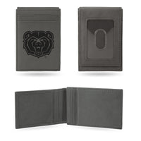 Wholesale Missouri State Laser Engraved Gray Front Pocket Wallet