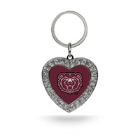 Wholesale Missouri State Rhinestone Heart Keychain