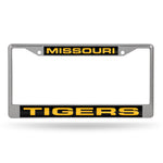 Wholesale Missouri Tigers Laser Chrome 12 x 6 License Plate Frame