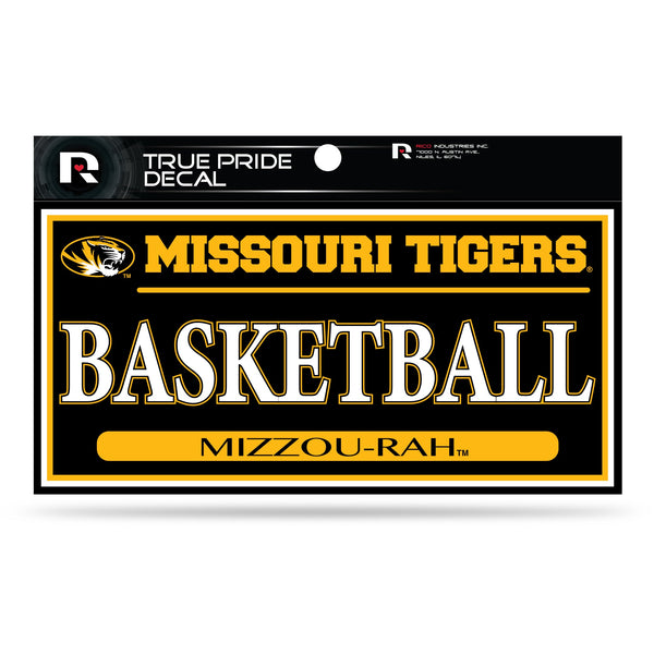 Wholesale Missouri University 3" X 6" True Pride Decal - Basketball