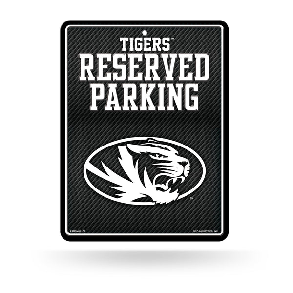 Wholesale Missouri University - Carbon Fiber Design - Metal Parking Sign