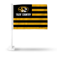 Wholesale Missouri University "Tiger Country" Car Flag