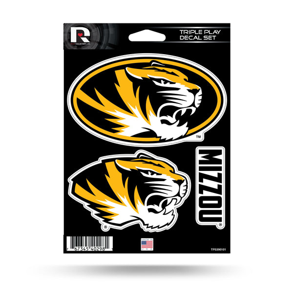 Wholesale Missouri University Triple Play Sticker