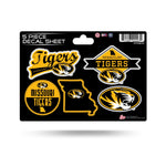 Wholesale Missouri University Weeded 5-Pc Sticker Sheet