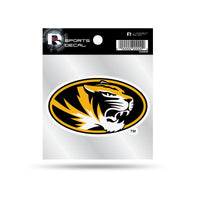 Wholesale Missouri University Weeded Clear Backer Decal W/ Primary Logo (4"X4")