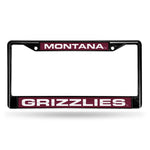 Wholesale Montana Grizzlies Black Laser Chrome 12 x 6 License Plate Frame