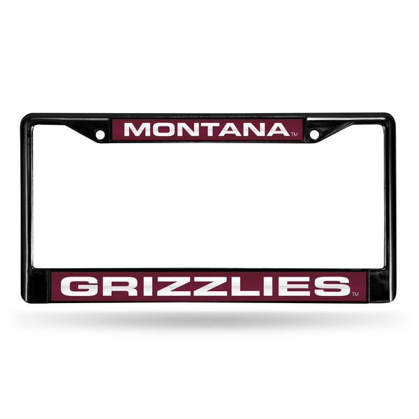 Wholesale Montana Grizzlies Black Laser Chrome 12 x 6 License Plate Frame