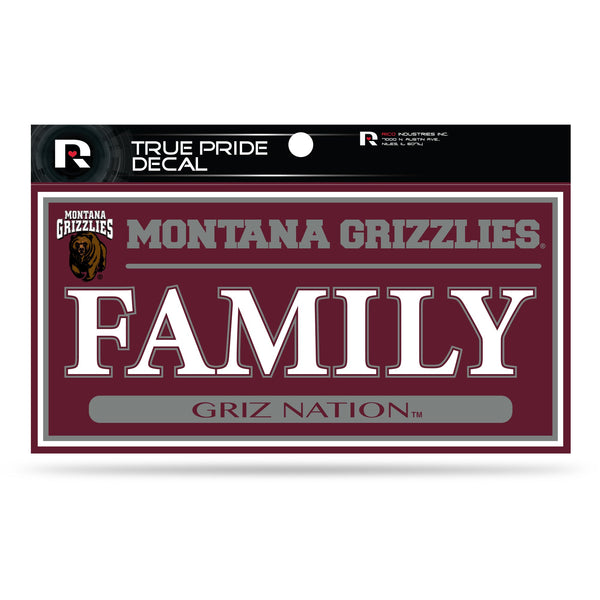 Wholesale Montana University 3" X 6" True Pride Decal - Family