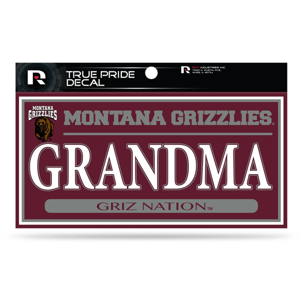 Wholesale Montana University 3" X 6" True Pride Decal - Grandma