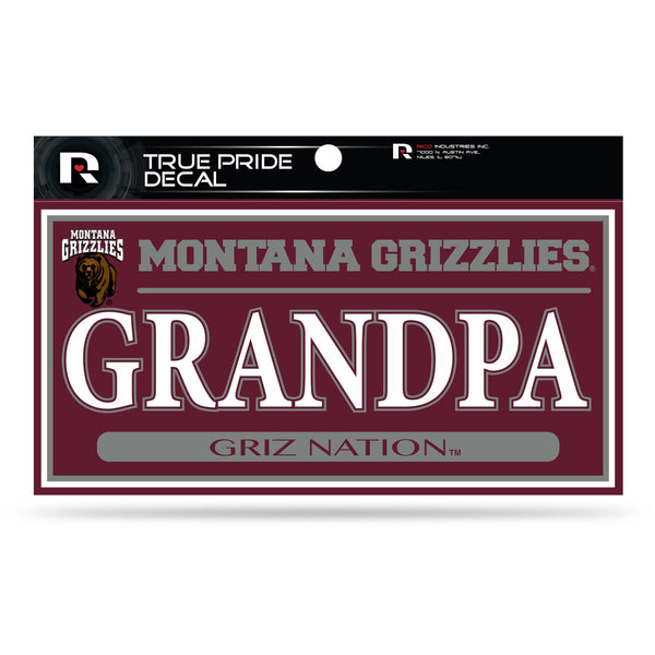 Wholesale Montana University 3" X 6" True Pride Decal - Grandpa