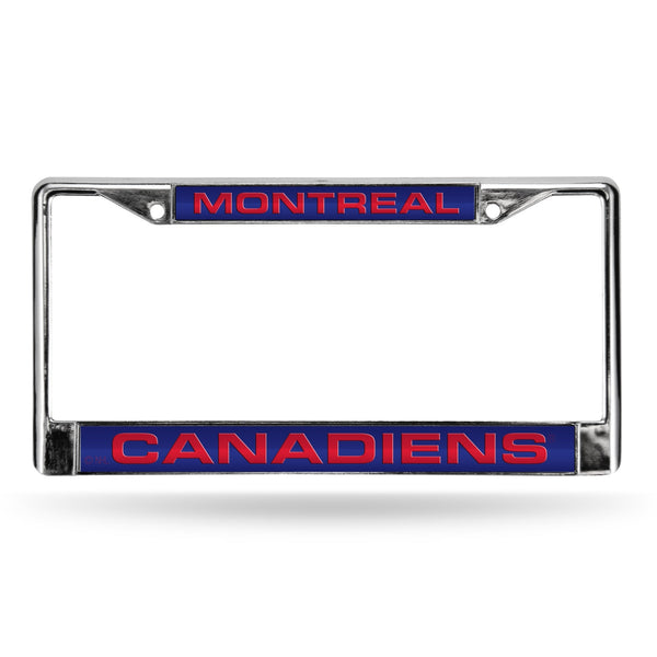 Wholesale Montreal Canadiens Laser Chrome 12 x 6 License Plate Frame