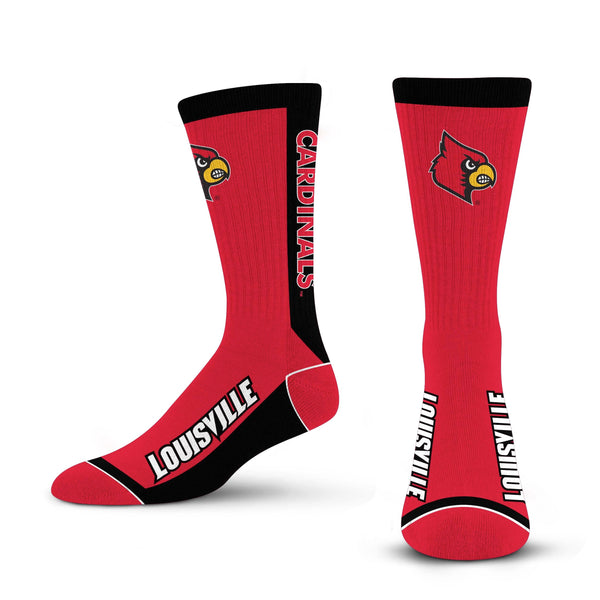  NCAA Louisville Cardinals Cycling/Running Socks, Large :  Clothing, Shoes & Jewelry
