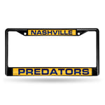 Wholesale Nashville Predators Black Laser Chrome 12 x 6 License Plate Frame