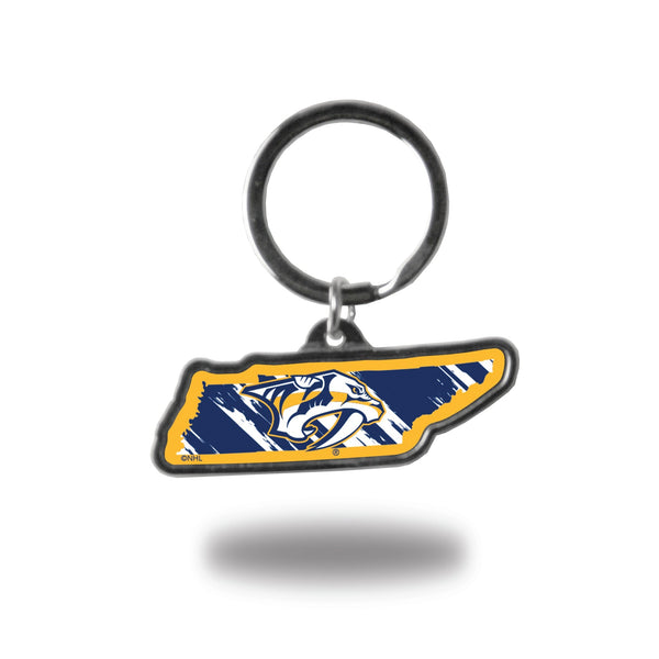 Wholesale Nashville Predators State Shaped Keychain