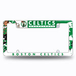 Wholesale NBA Boston Celtics 12" x 6" Chrome All Over Automotive License Plate Frame for Car/Truck/SUV By Rico Industries